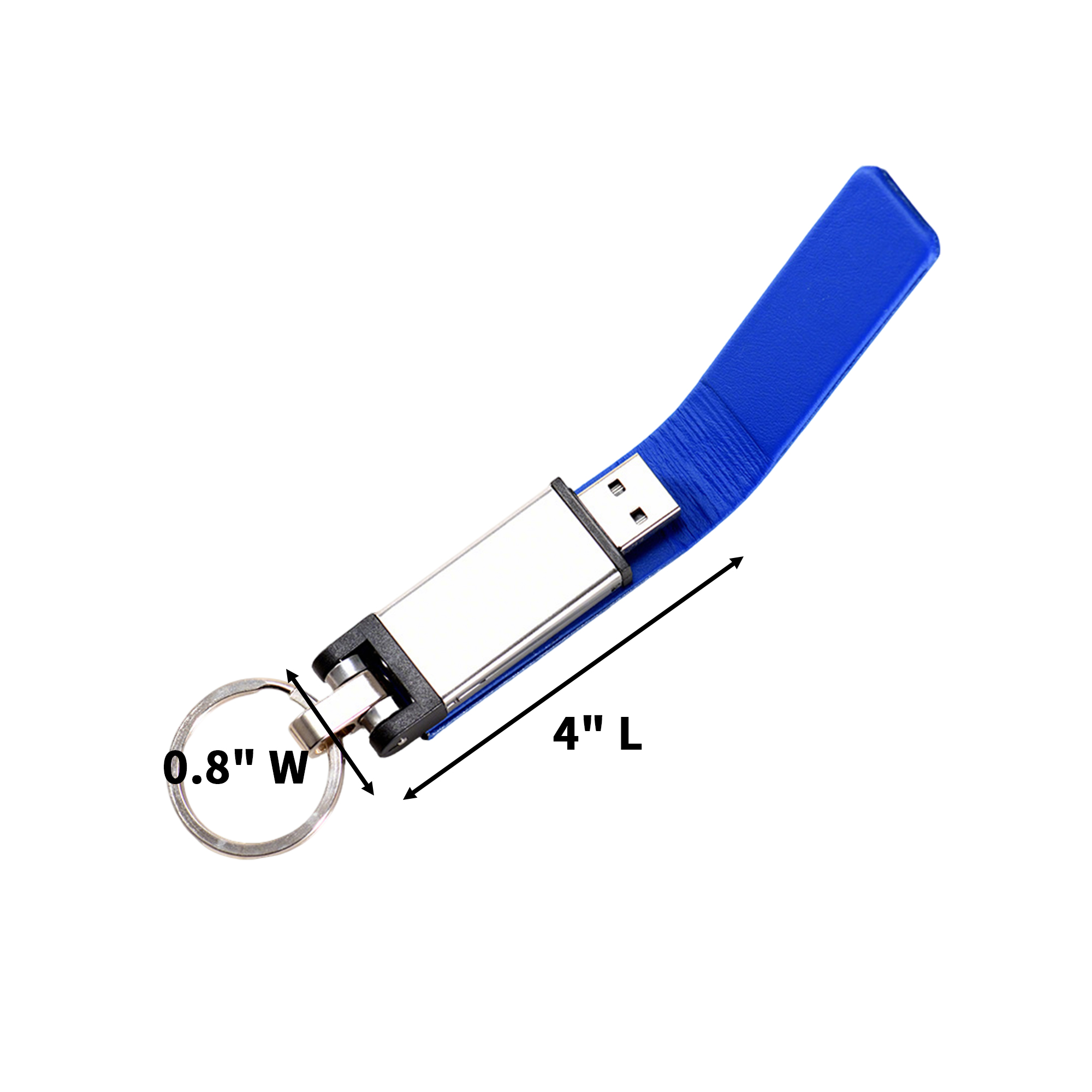 Metal And PU 16 GB USB Flash Drive Keyring 6