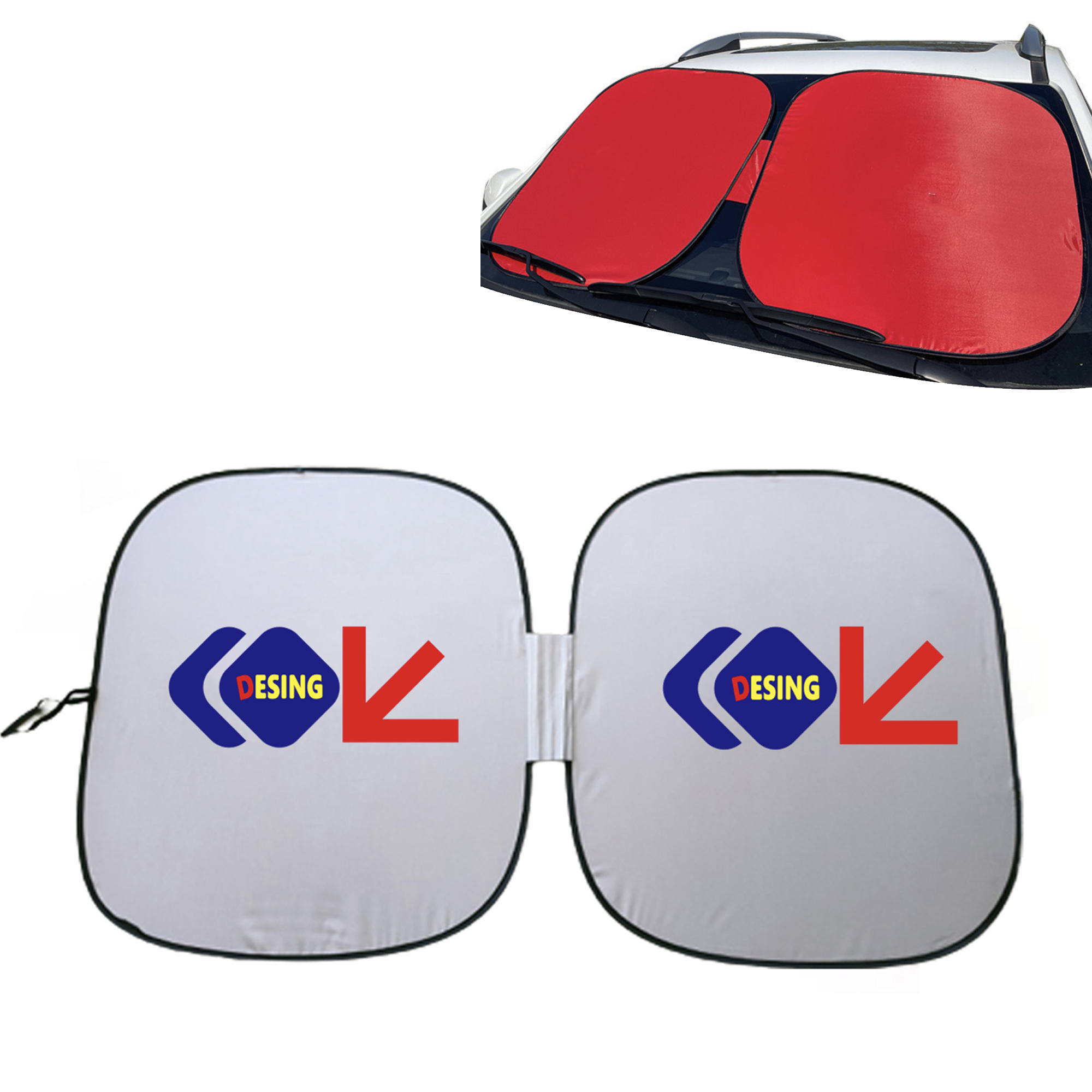 Folding Car Windshield Sunshade 1