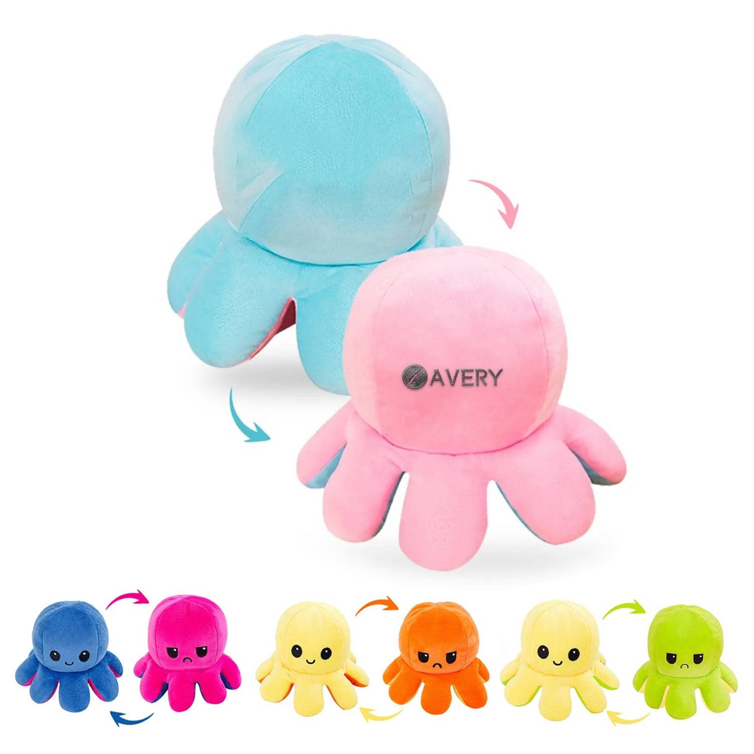Flipped plush octopus 2