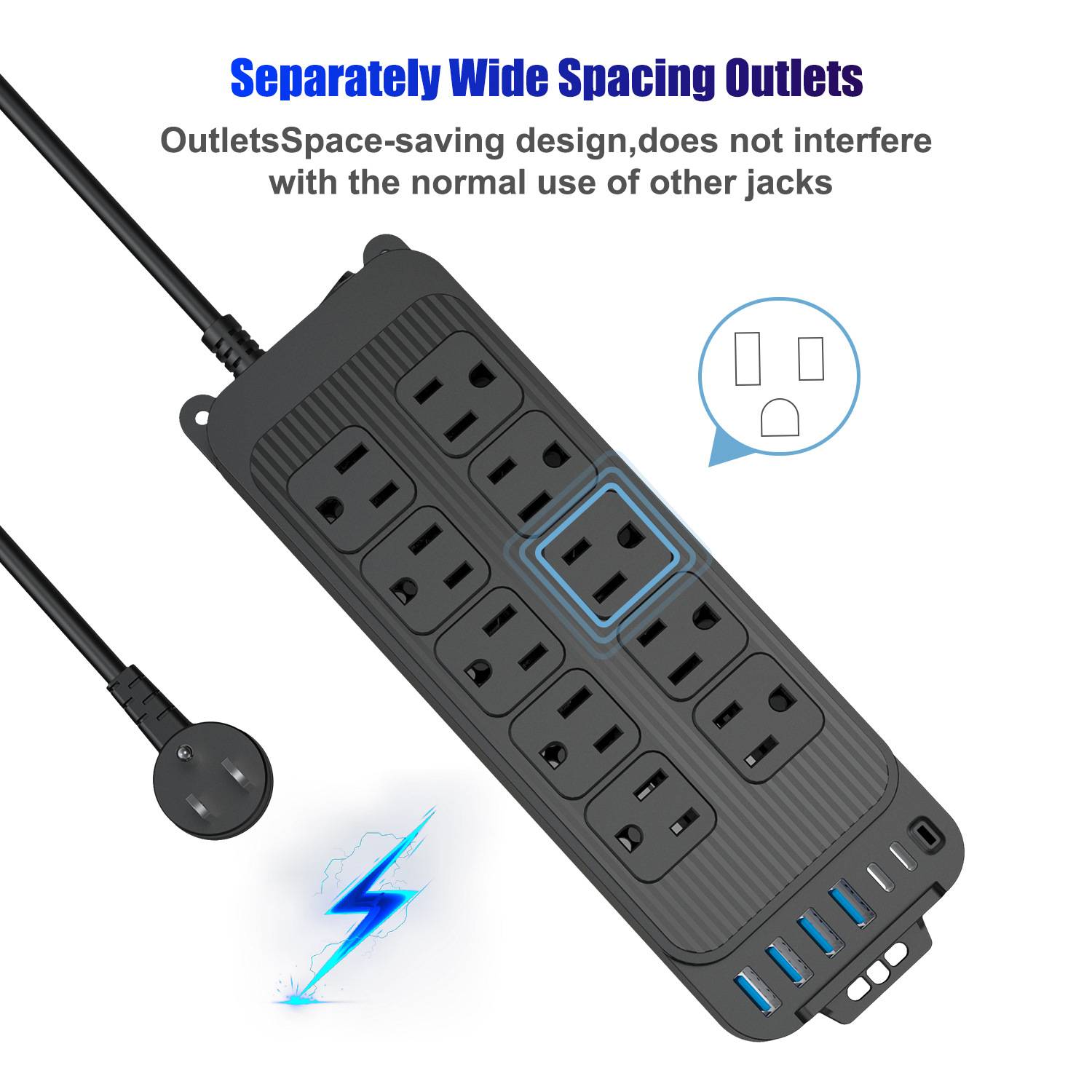 Fast charging strip 3