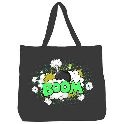 12 oz Cotton Canvas Tote Bag -14" x 12" 5