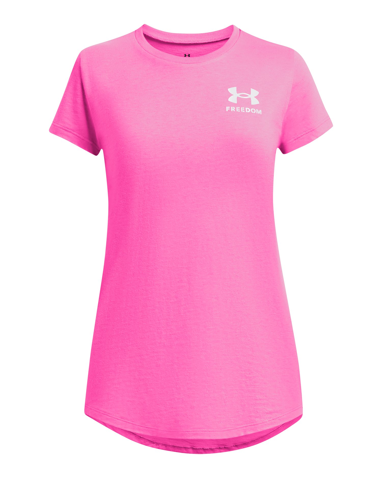 UA Freedom Flag Foil Girls' T-Shirt 8