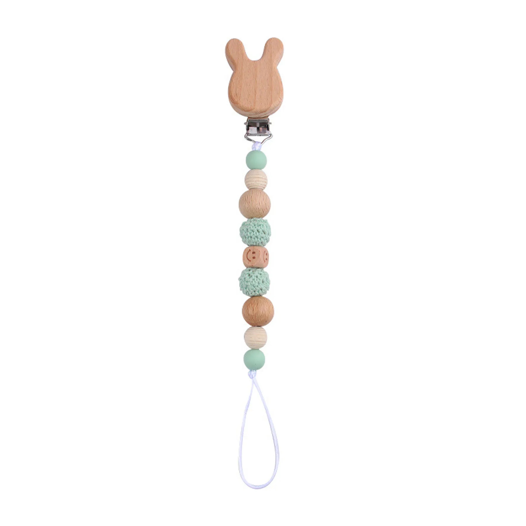 Cartoon Rabbit Beech Pacifier Chain 6