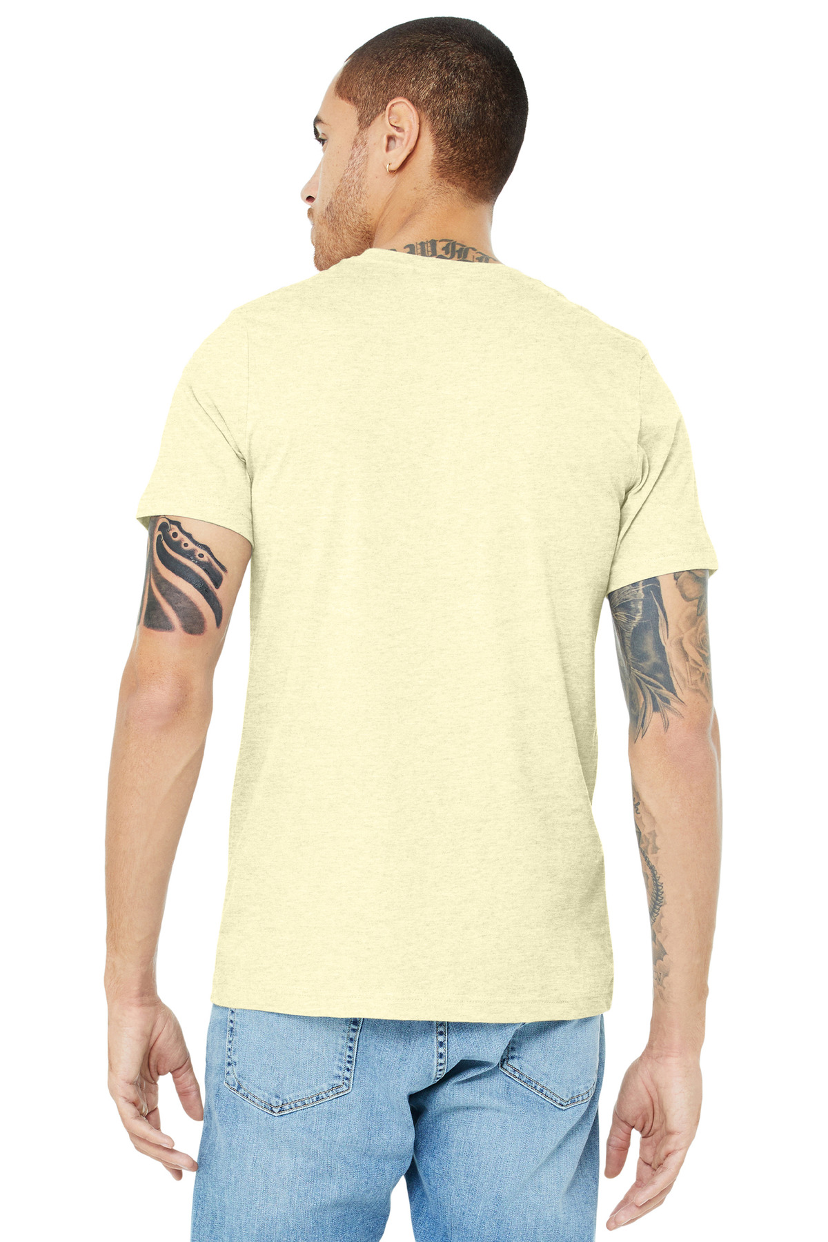 BELLA+CANVAS Unisex Heather CVC Short Sleeve Tee. BC3001CVC 194
