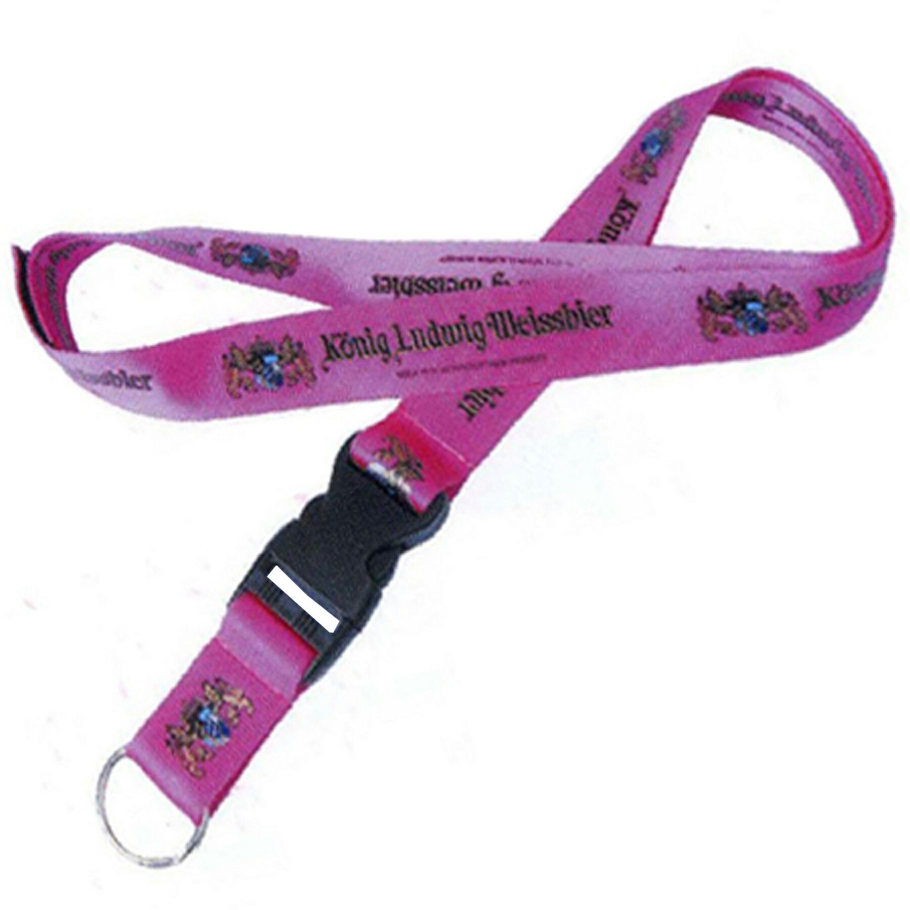 Silkscreen Polyester Lanyard - 1 inch 2