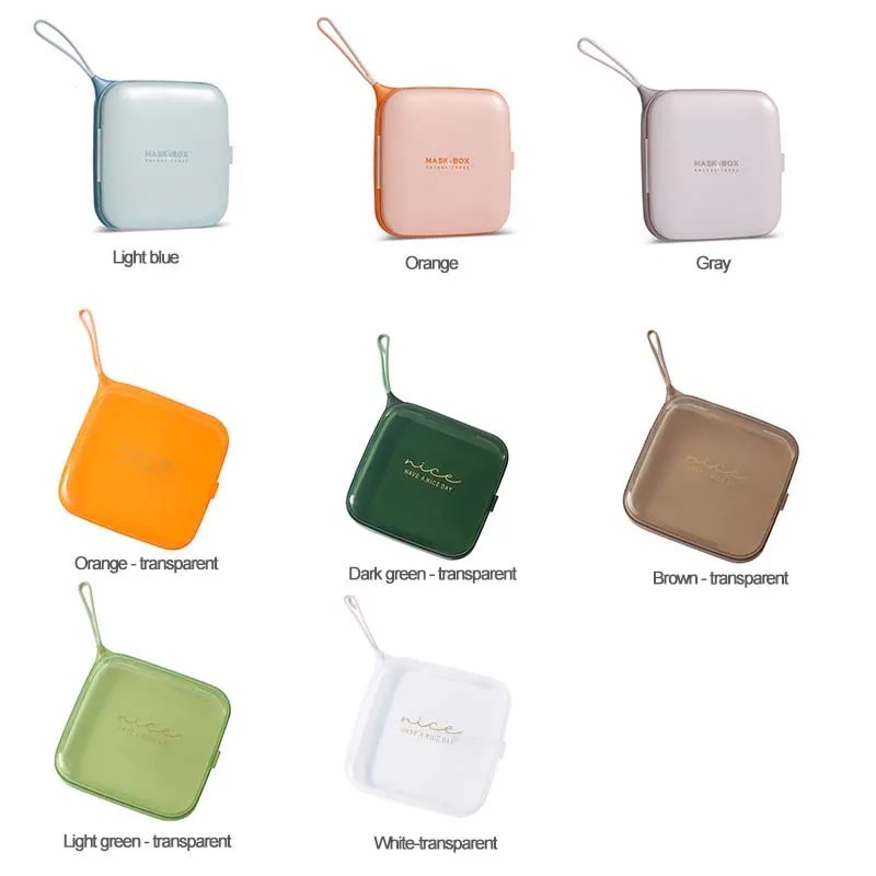Returnable mask storage box to prevent dust 8
