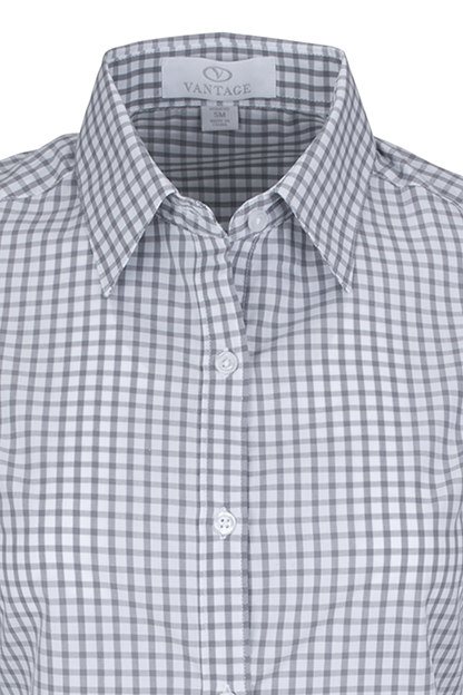 Women’s Easy-Care Gingham Check Shirt 4