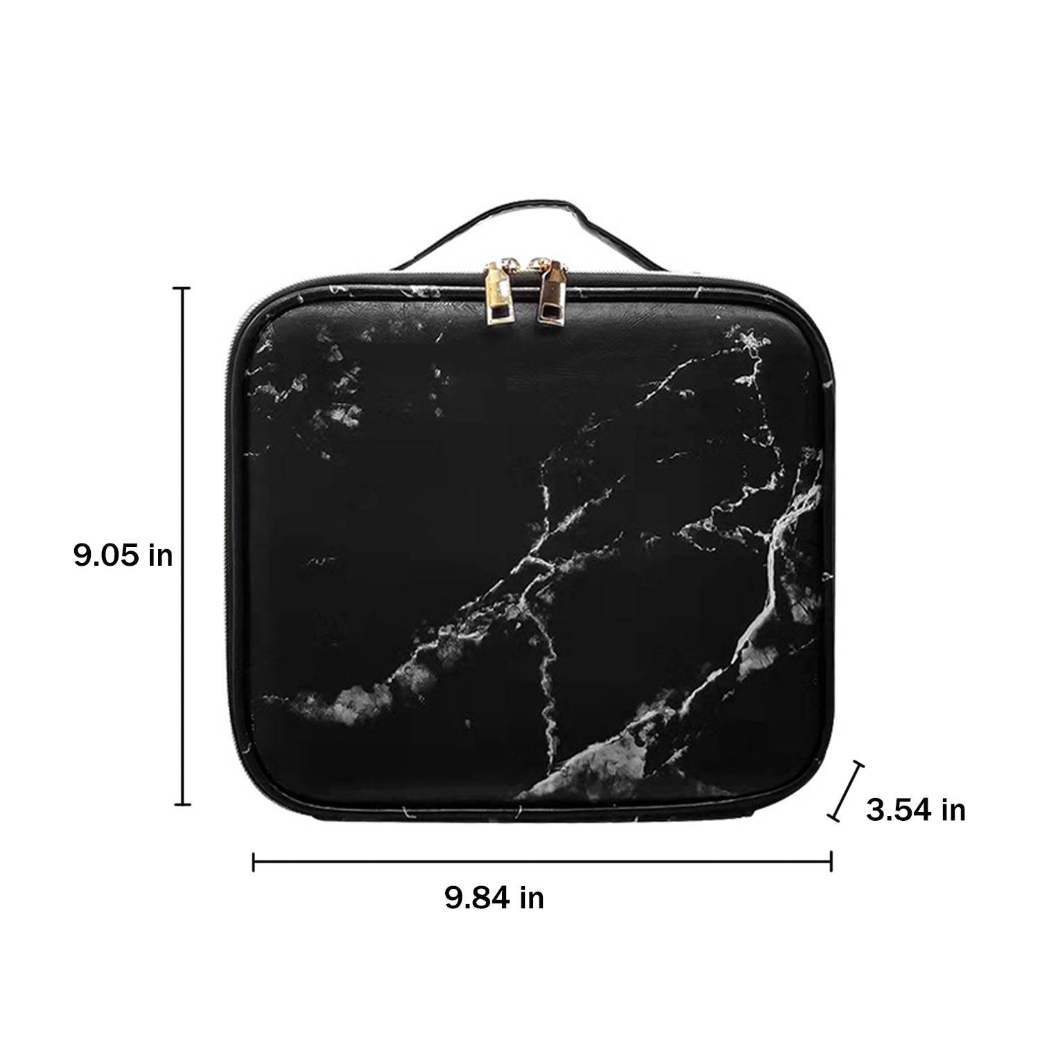 Large Capacity Multi-Compartment Oxford Makeup Bag 8