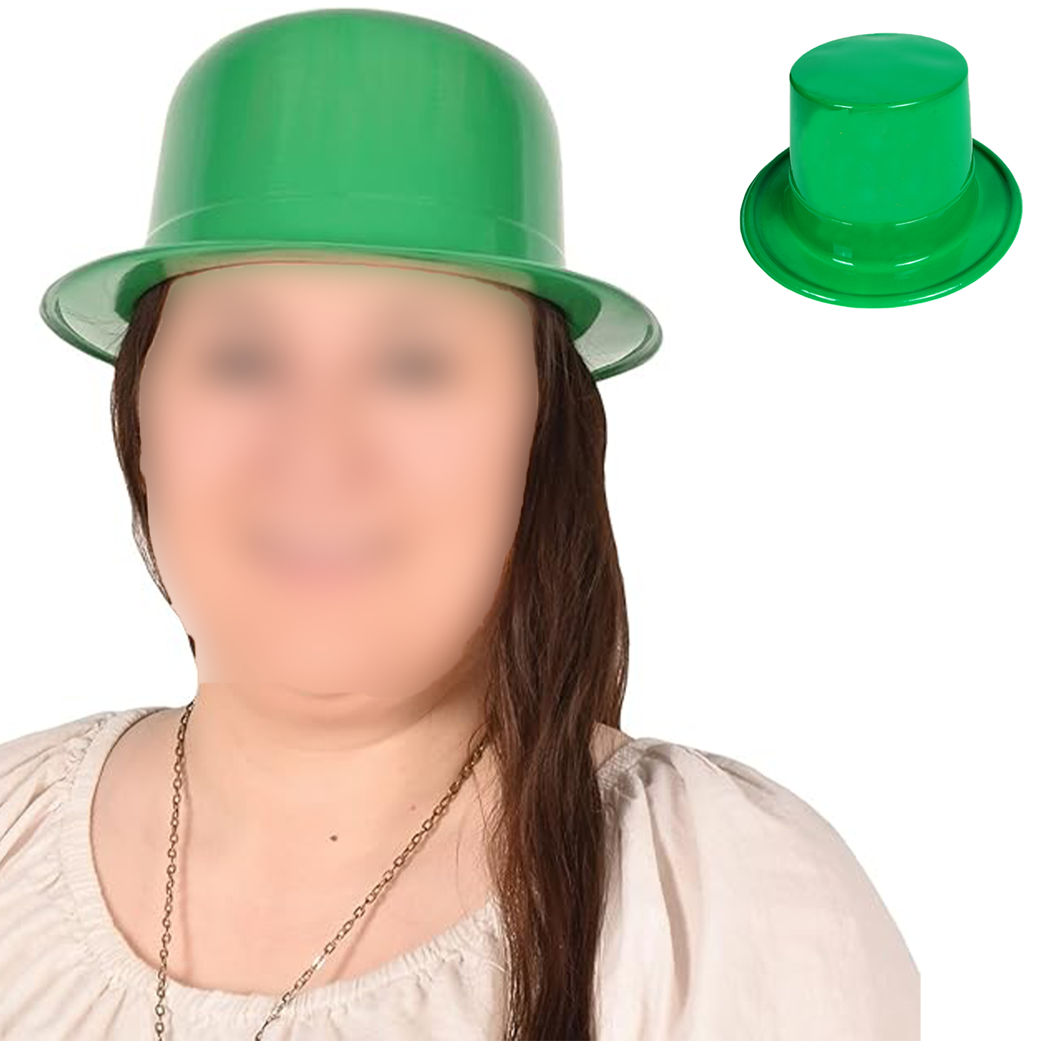 Plastic St Patricks Day Mini Party Hat 5