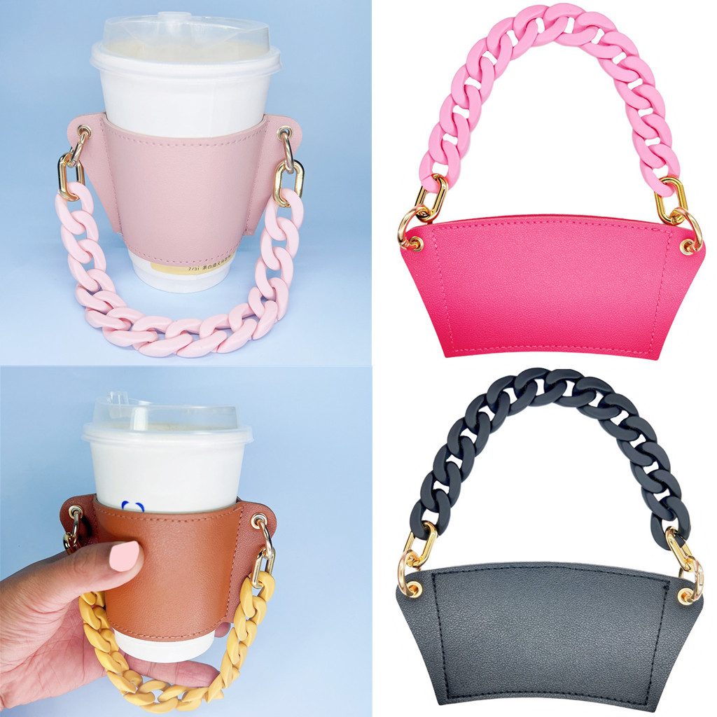 PU Leather Coffee Cup Sleeve 2