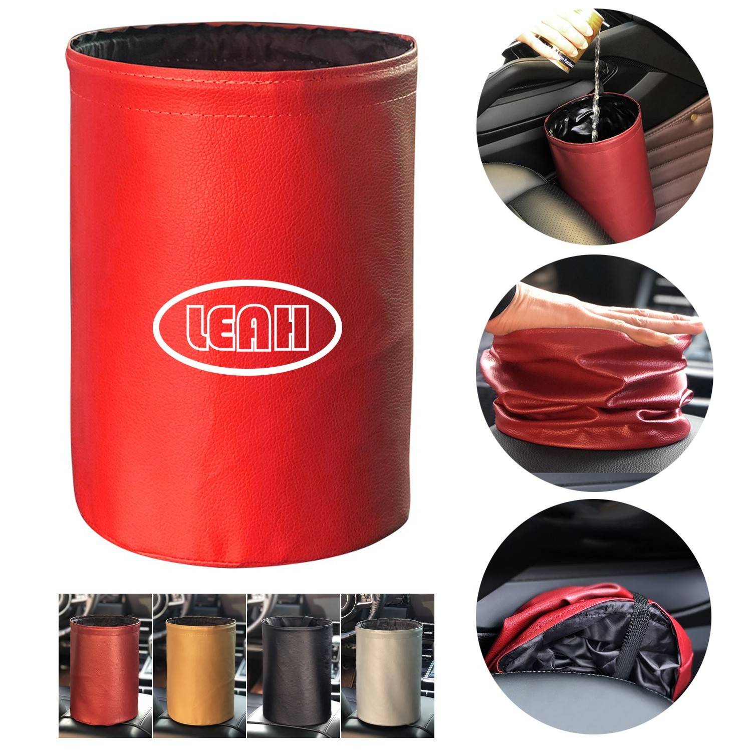 Waterproof Collapsible Car Trash Can 1