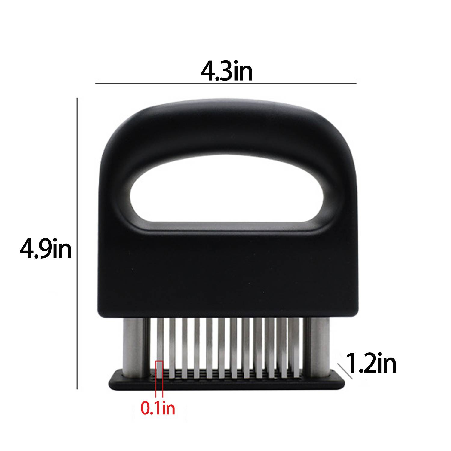 Premium Stainless Steel 48-Blade Meat Tenderizer 6