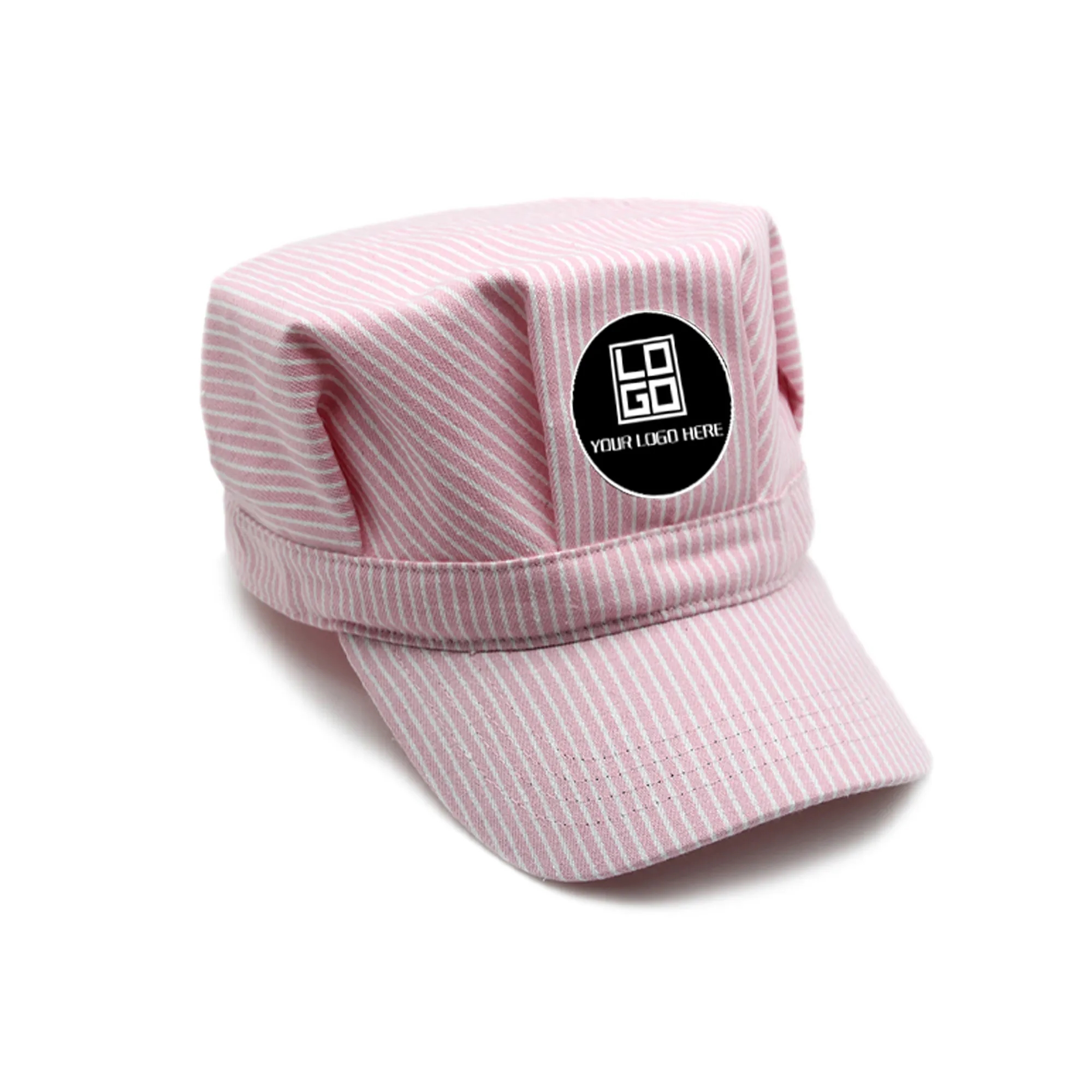 Train Engineer'S Flat Top Hat 3