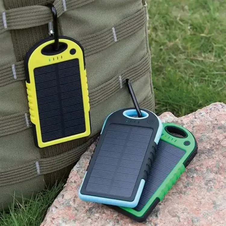 5000mAh Mini Solar Power Bank 2