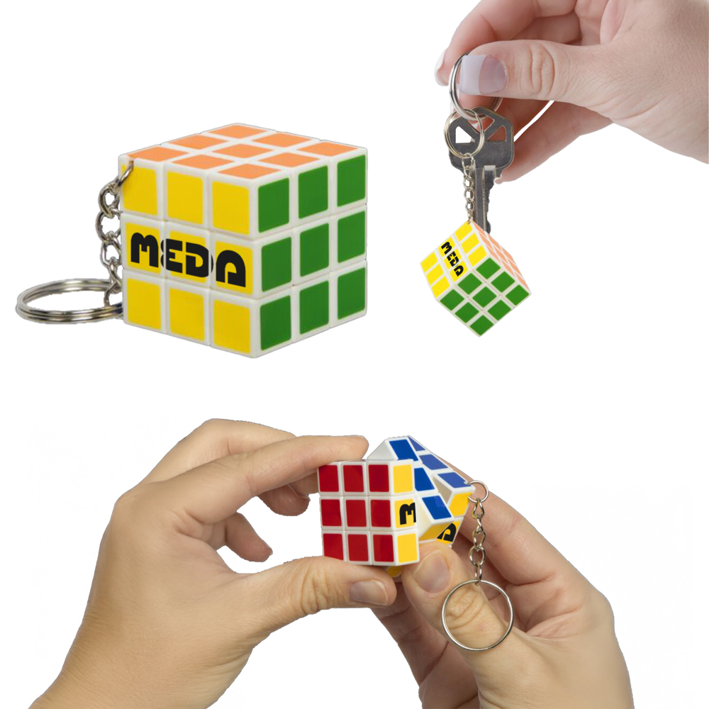 Puzzle Cube Keychain