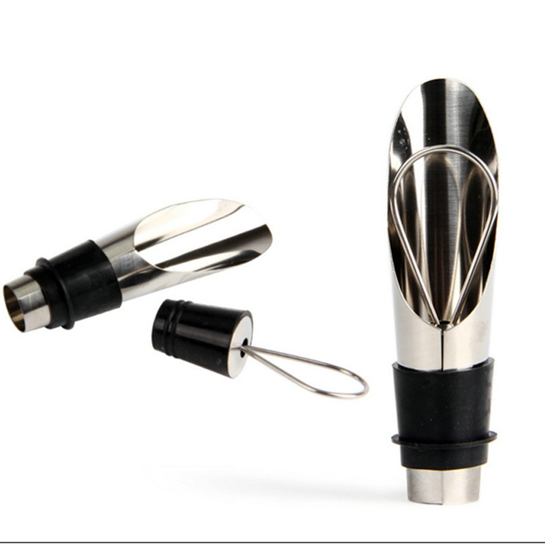 Stainless Steel Pouring Wine Stopper 2
