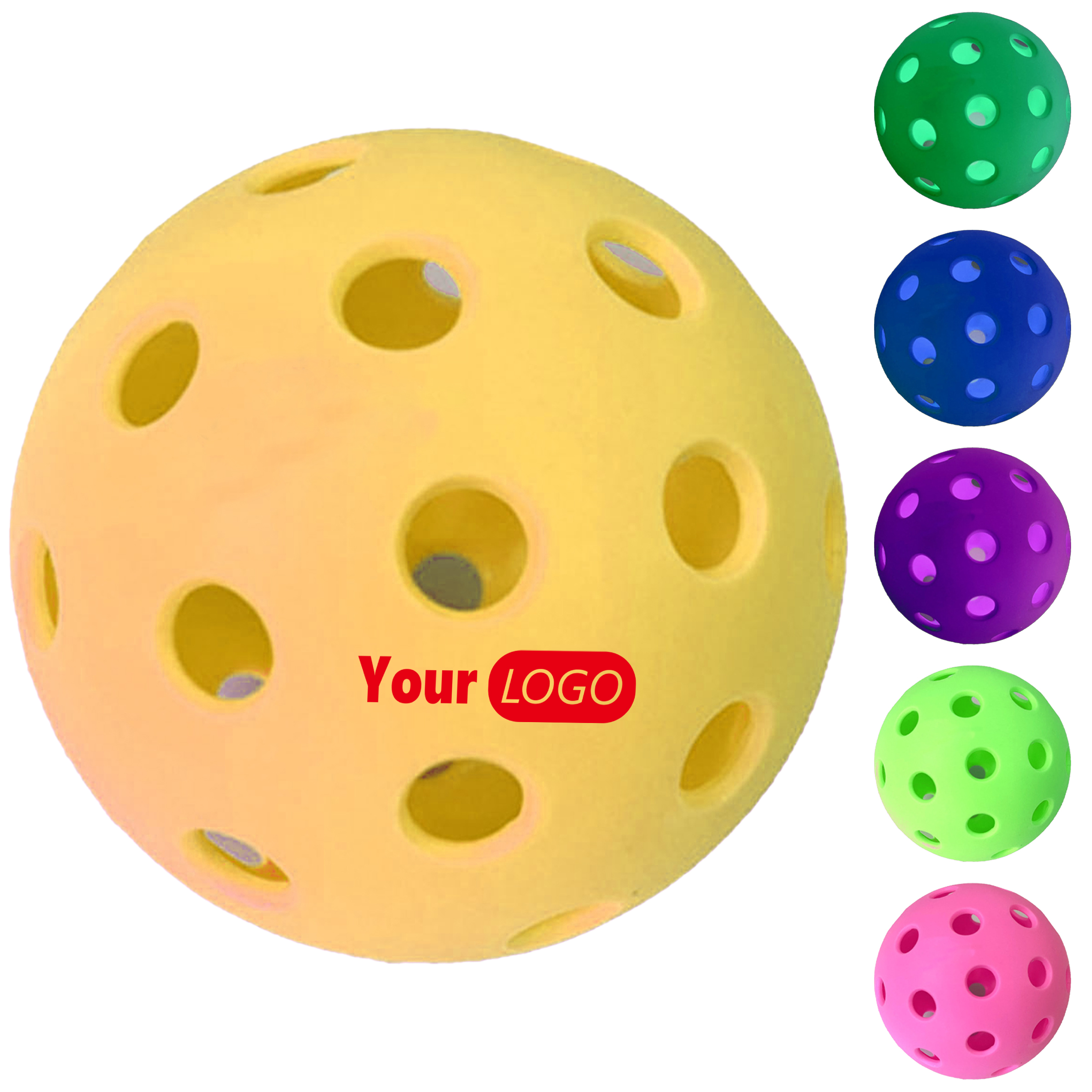 Pe 40-Hole Outdoor Pickleball ?C Reliable And Long-Lasting 5
