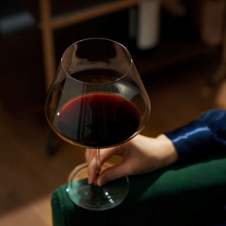 Viski® Reserve Liminal Ultralight Burgundy Glass 2