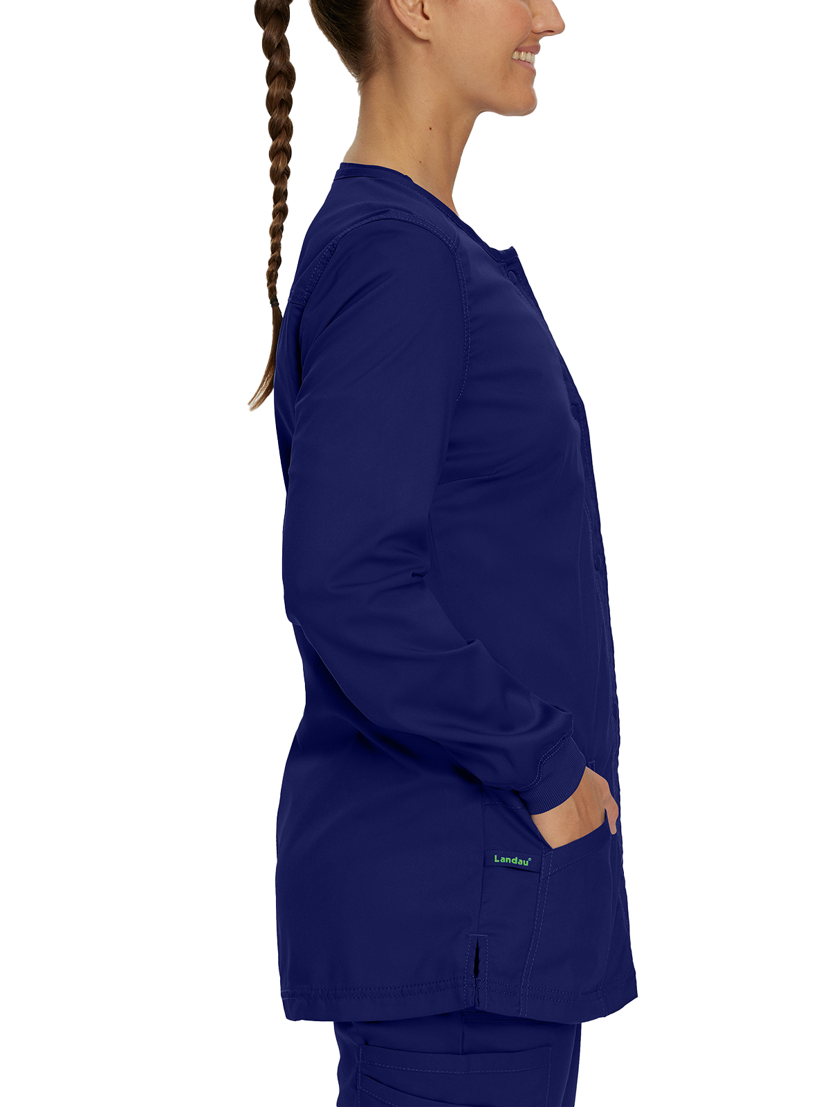 Landau - ProFlex - Women's Three-Pocket Snap Front Jacket 6