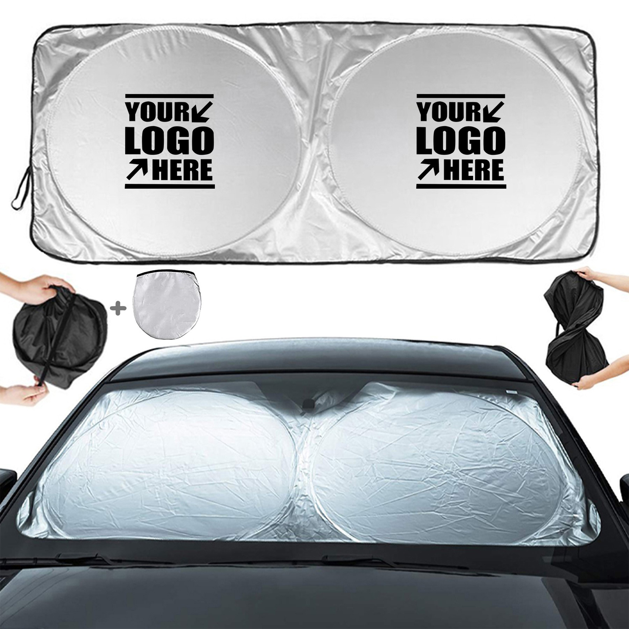 Car Folding Front Windshield Sunshade 3