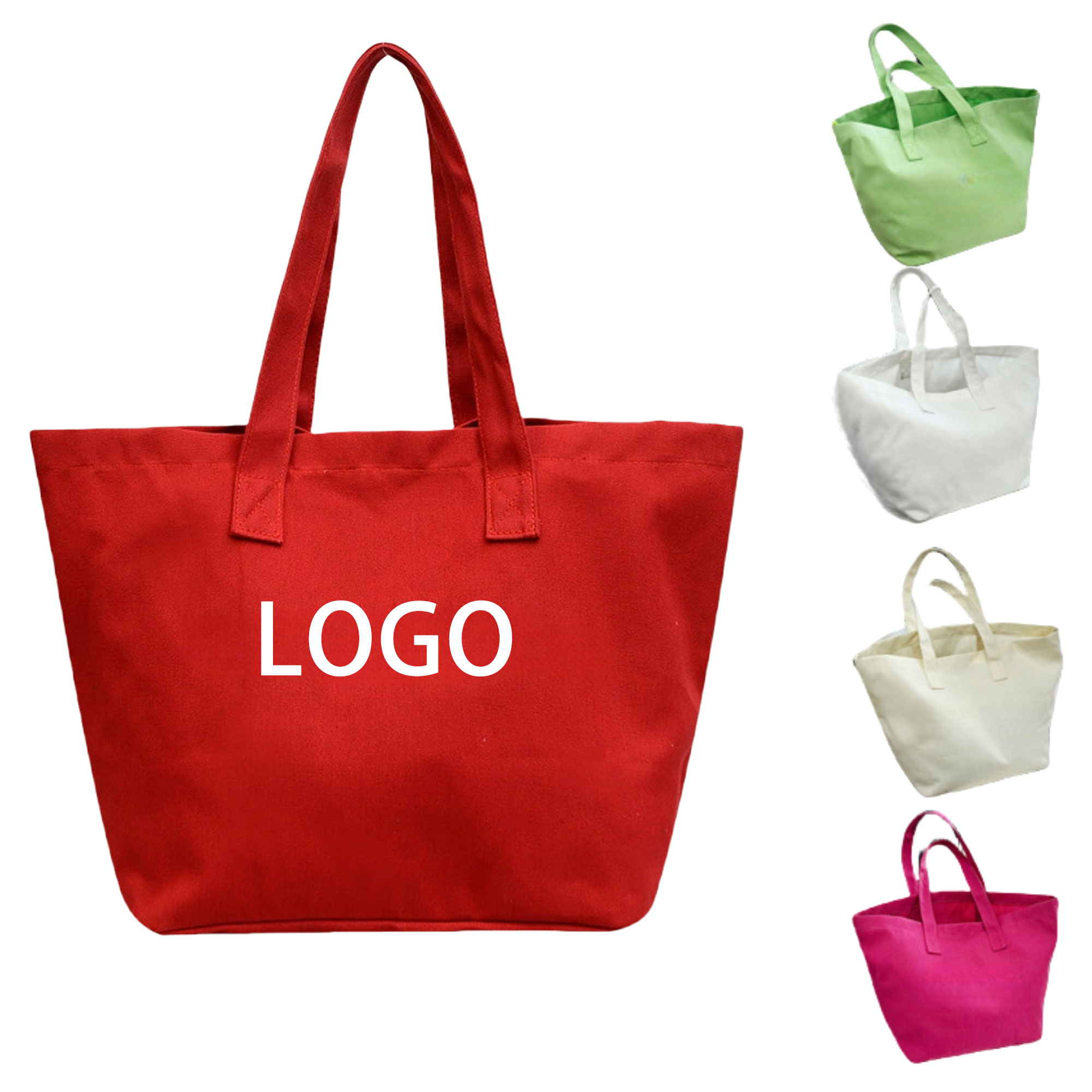 Cotton Canvas Boat Bag, custom tote bag with logo imprint 2