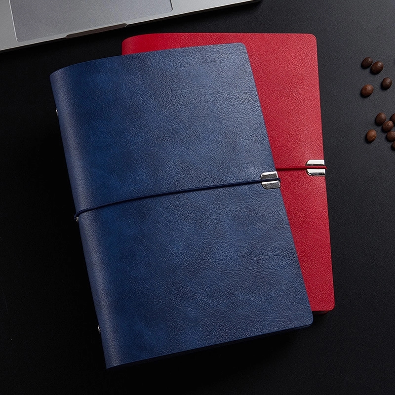 PU Leather A5 Business Travel Journal Binder Notebook 5