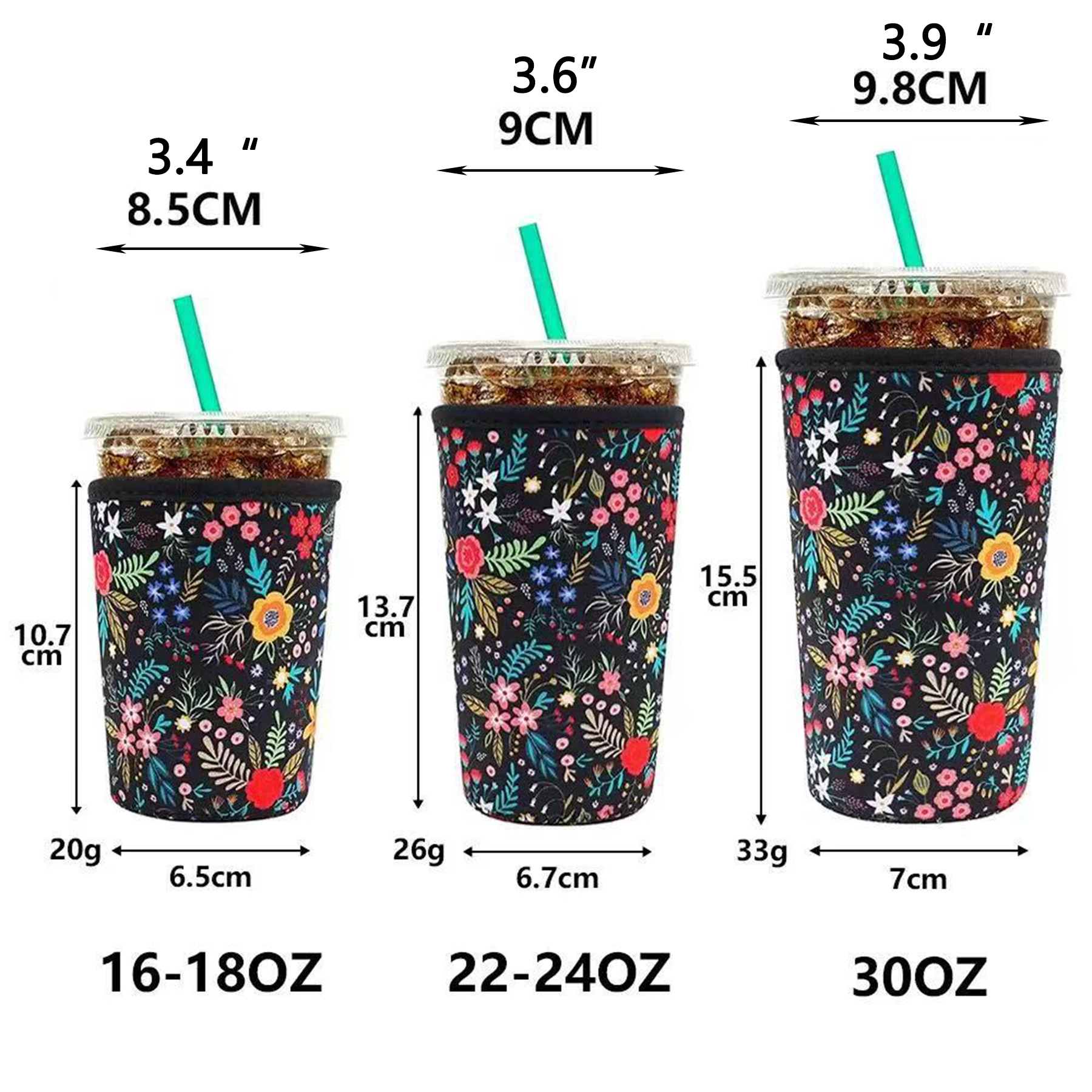 Reusable Insulator Sleeve for Iced Drinks 4