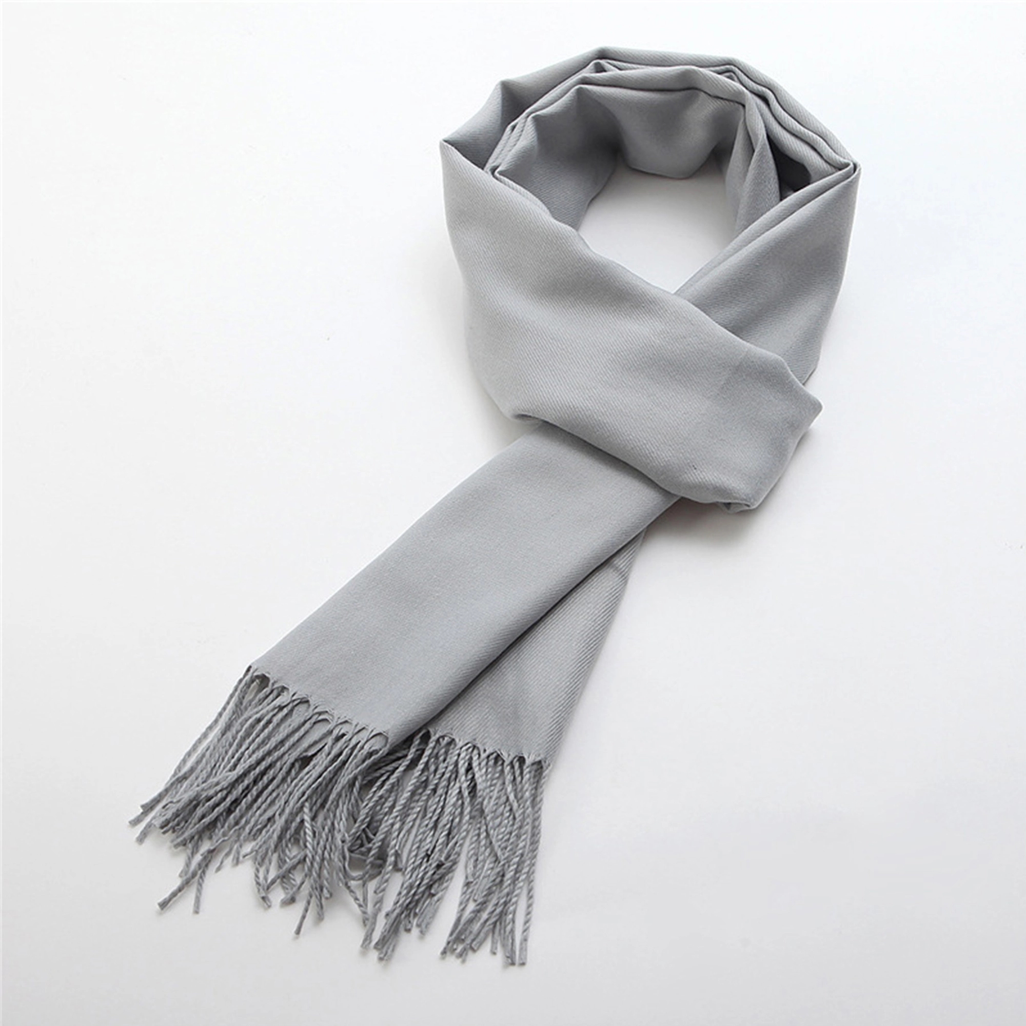 Cashmere Scarf With Fringes 4