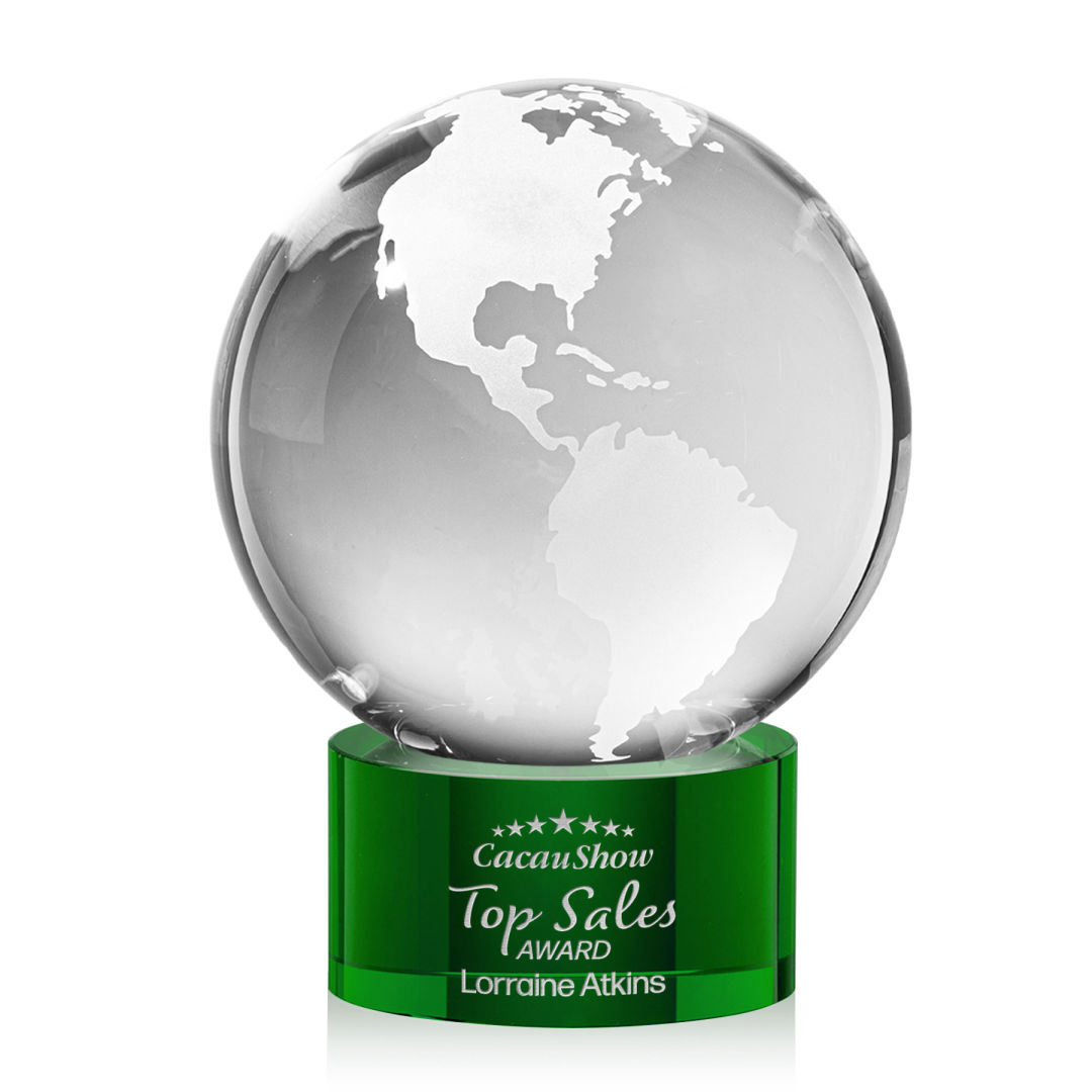 Globe Award on Marvel Base - Green 6