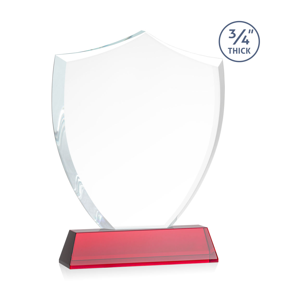 Scudo Shield VividPrint™ Award on Newhaven - Red 5