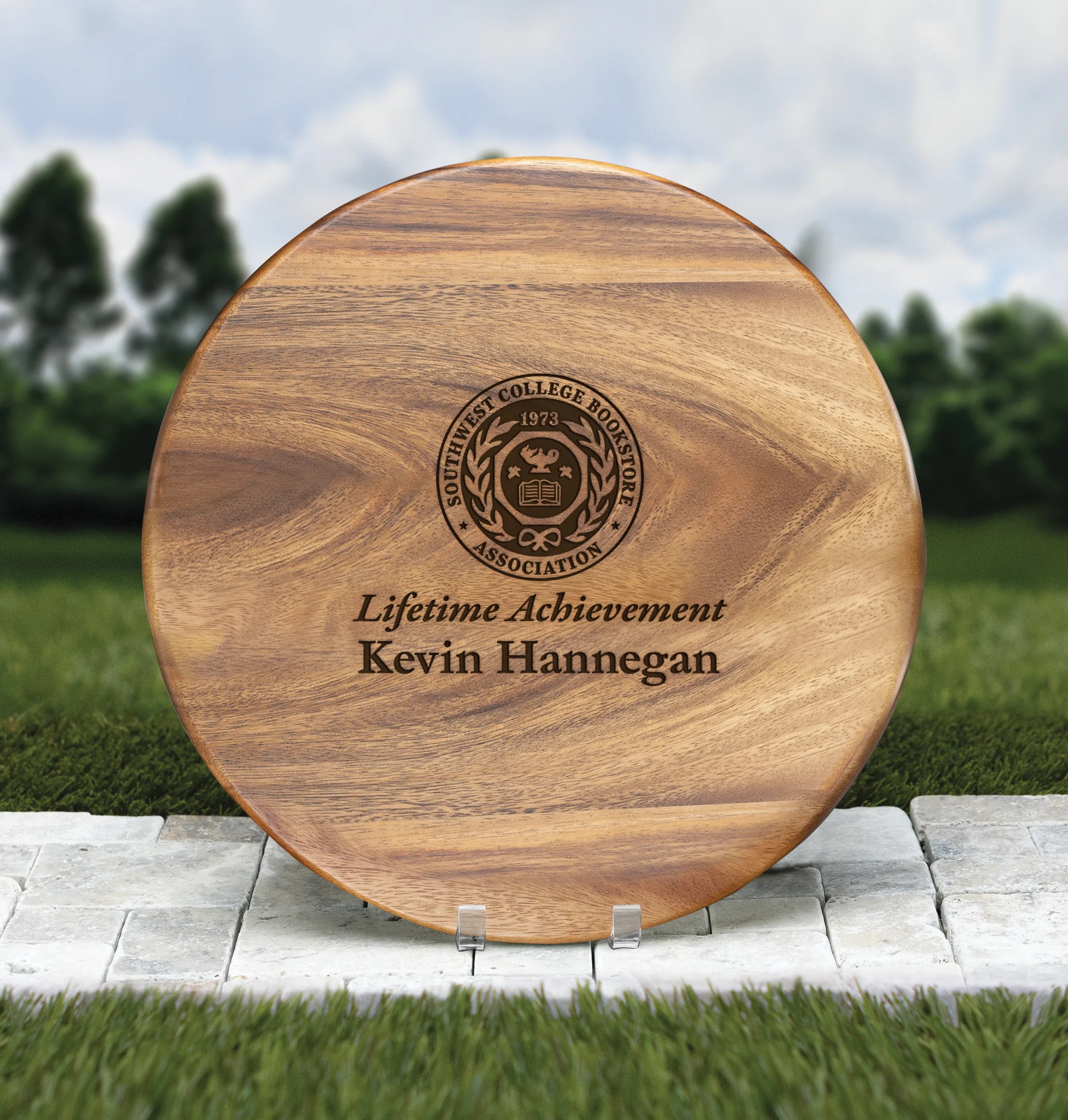 Grand Acacia Wood Round Board 4