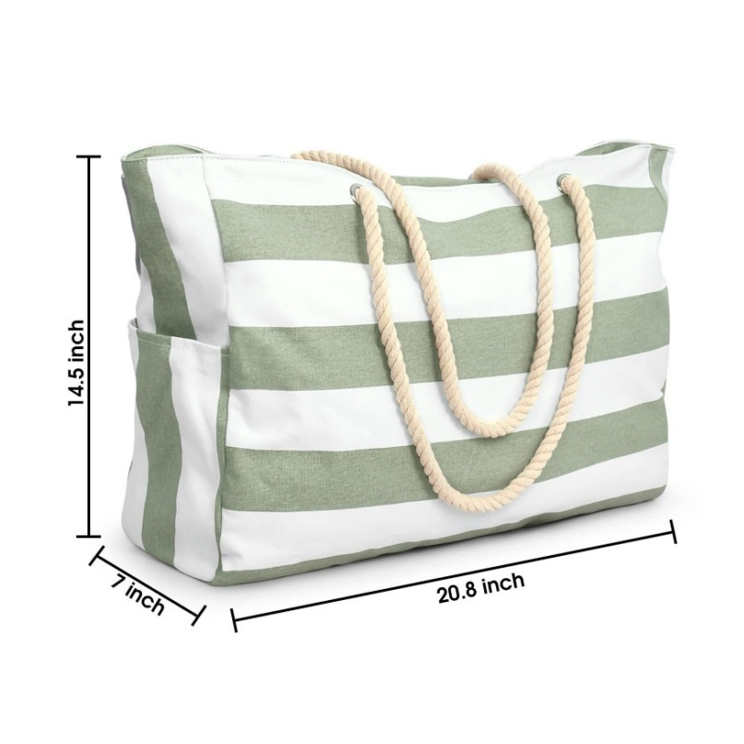 Large Capacity Canvas Travel Tote Bag 9