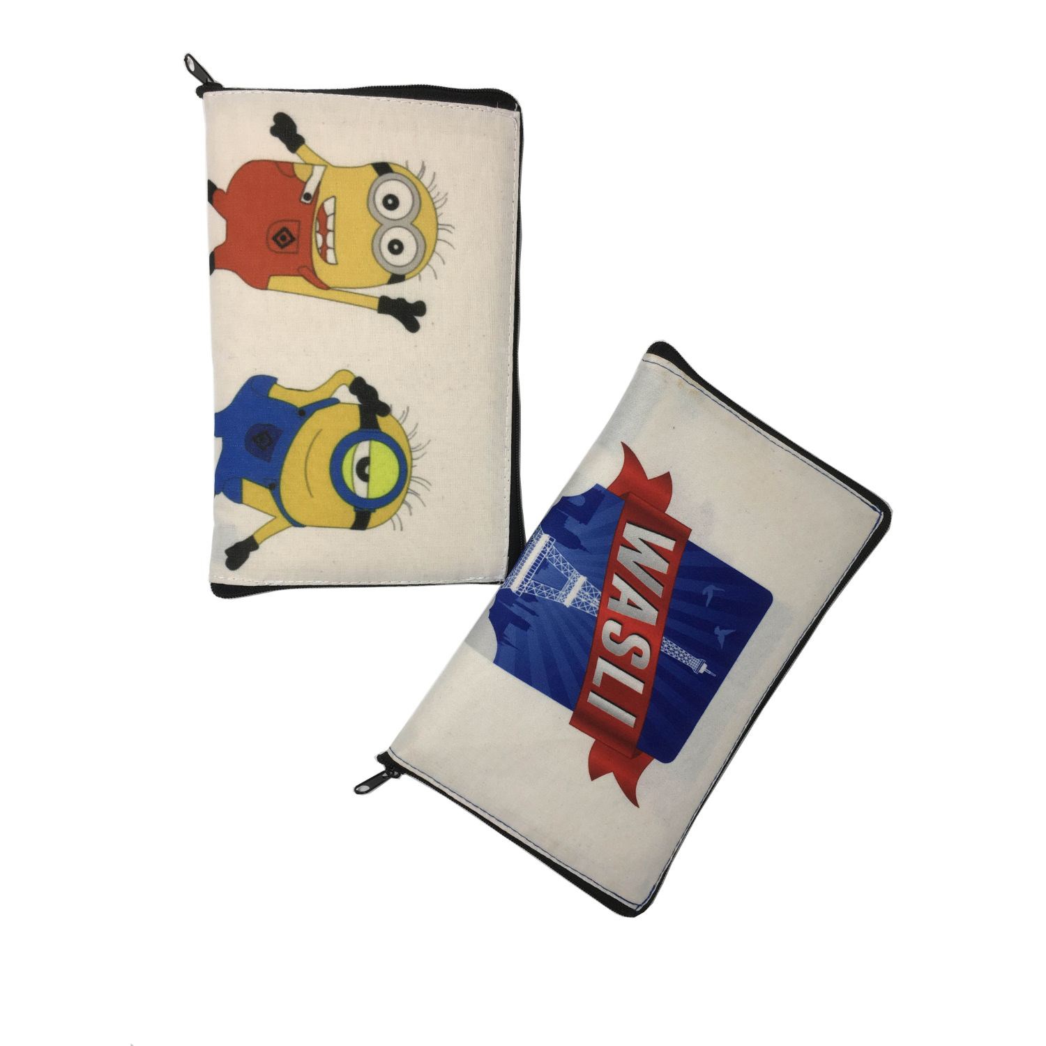 Bottom Zipper Full Color Cotton bags Fold-able Tote Bag 2