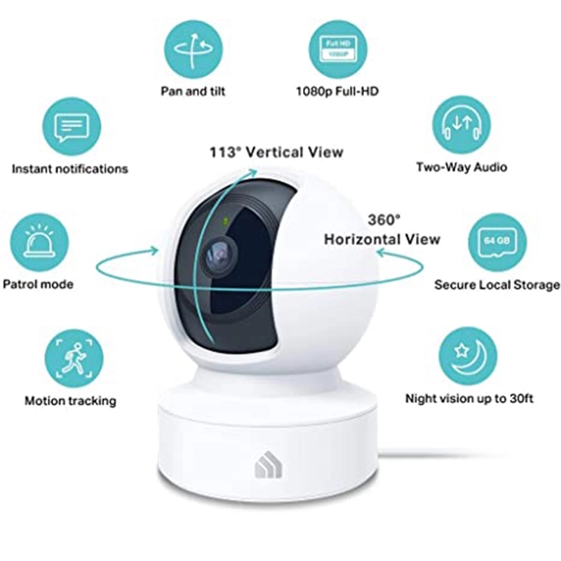Indoor Pan/Tilt Smart Security Camera 3