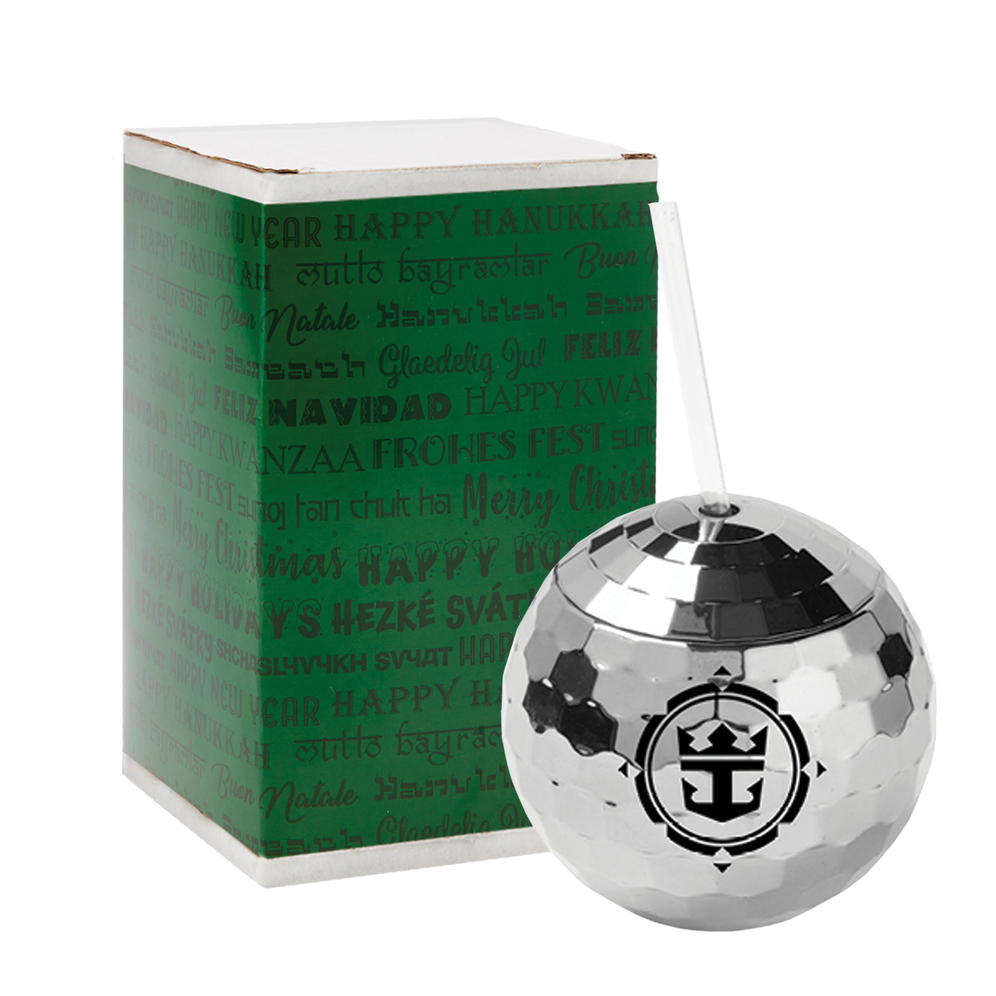 Disco Ball Tumbler Cup with Straw 3