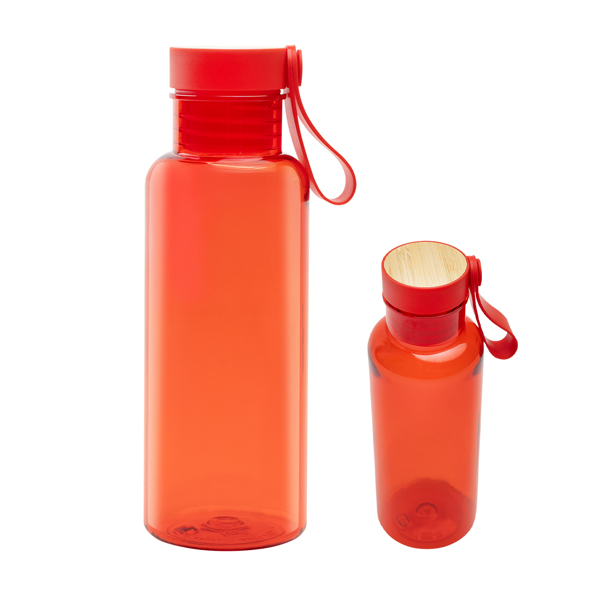20 Oz. Case rPET Bottle with Bamboo Accent Lid and Silicone Easy Carry Handle 13
