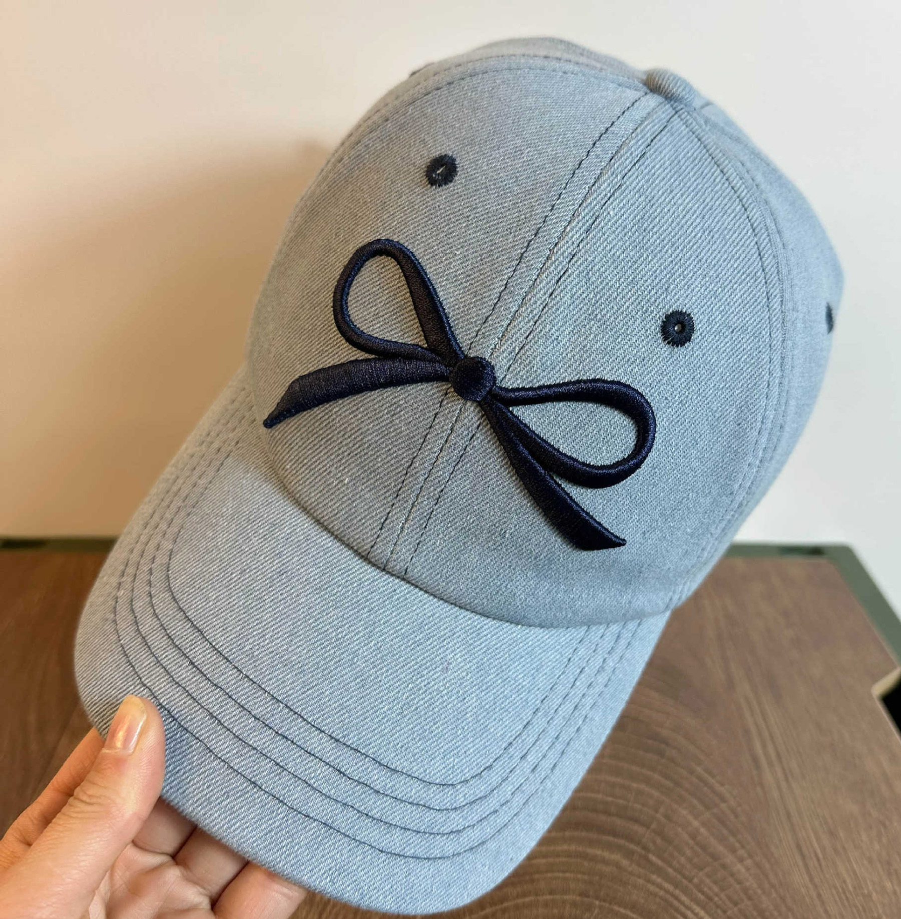 Cotton Versatile Bow Duck Tongue Hat 2