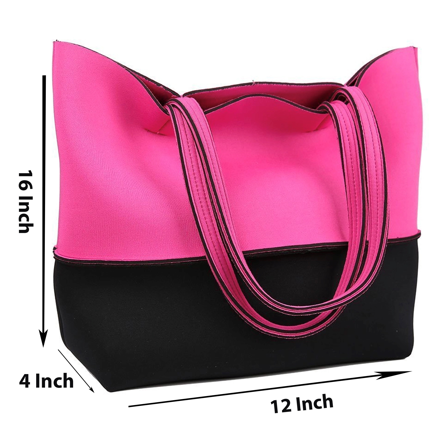 Neoprene Tote Bag with Zippered Pocket 5