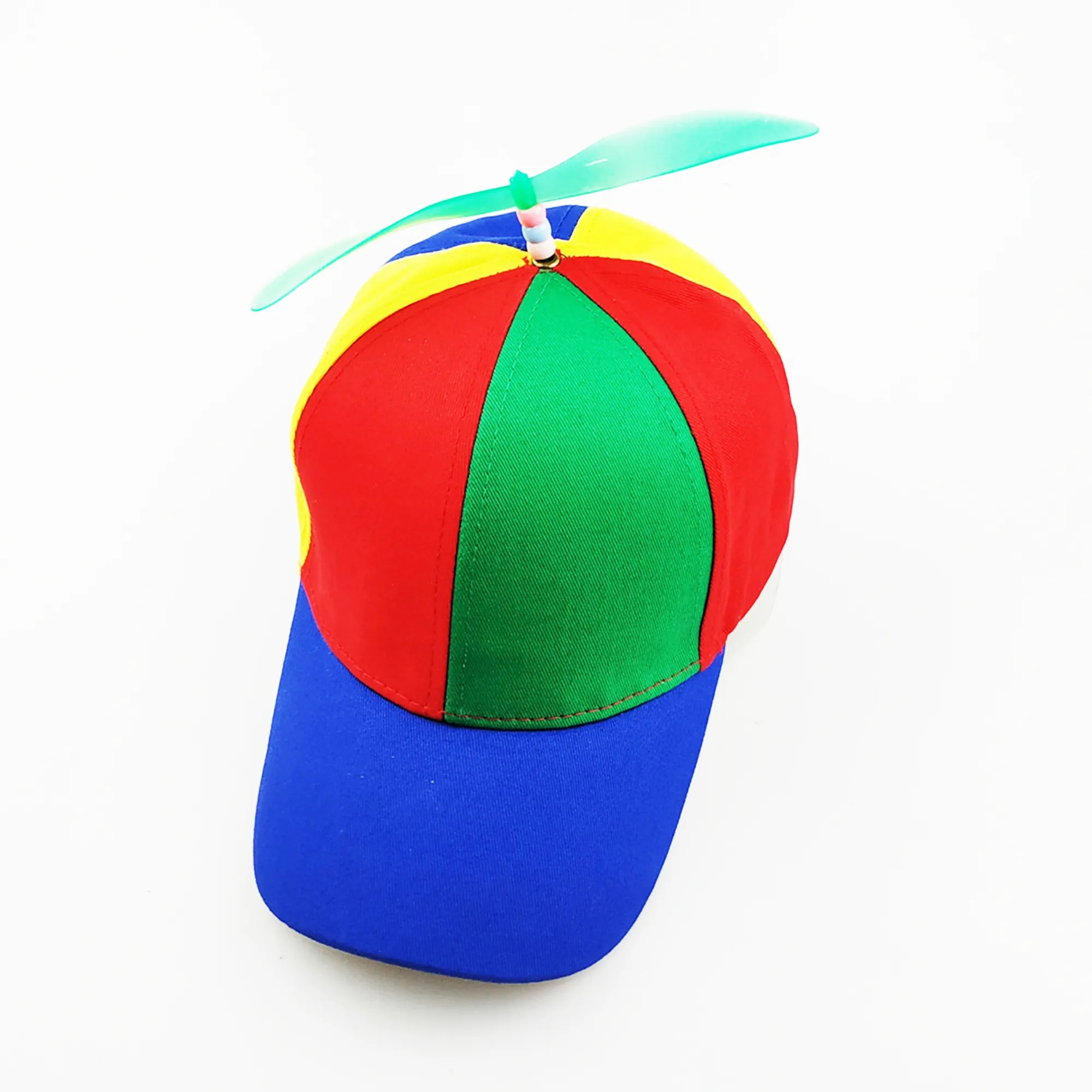 100% Cotton Detachable Propeller Bamboo Dragonfly Shade Cap 5