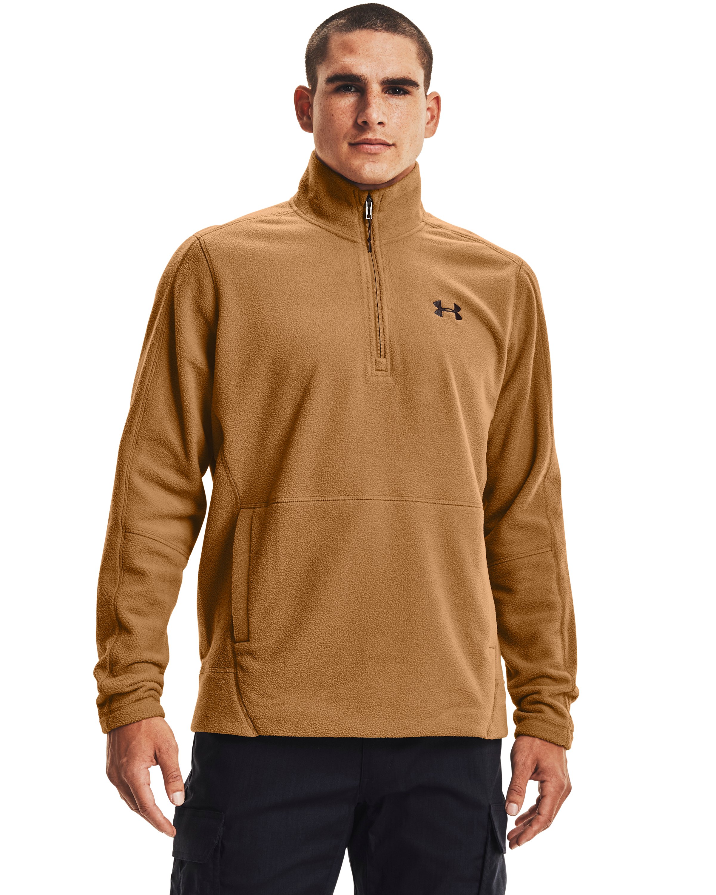 Men's UA OffGrid Fleece Solid Zip 4