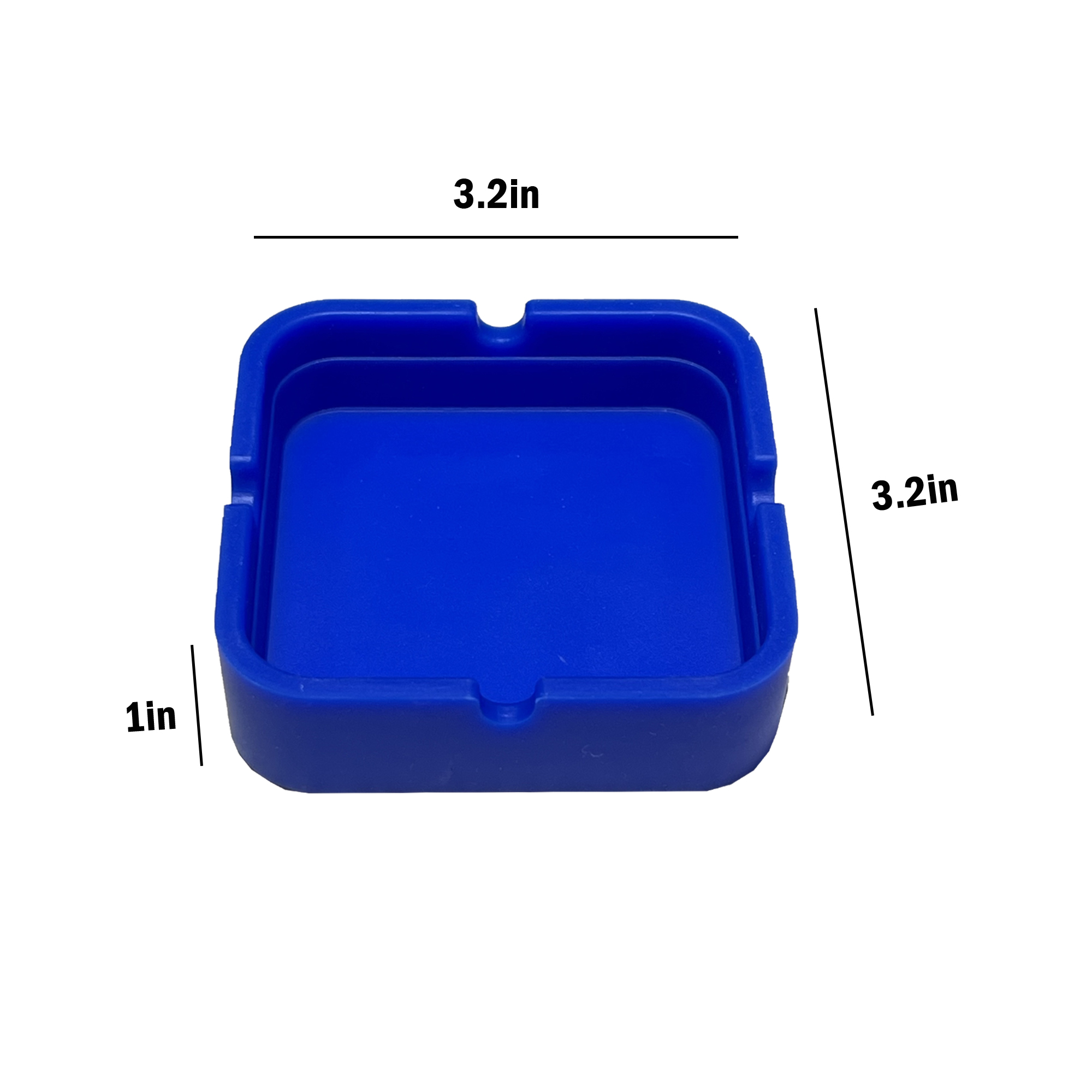 Flexible and Portable Silicone Square Ashtray 3