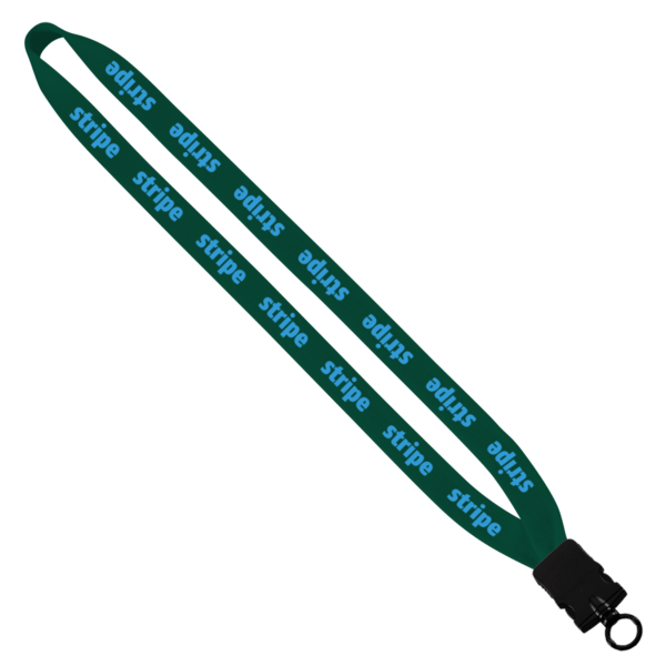 3/4" Cotton Lanyard with Plastic Snap-Buckle Release & O-Ring 9