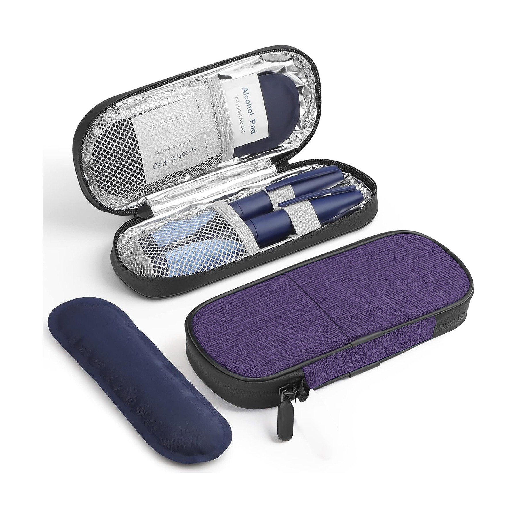 Medical Insulin Refrigeration Bag With Ice Pack 3