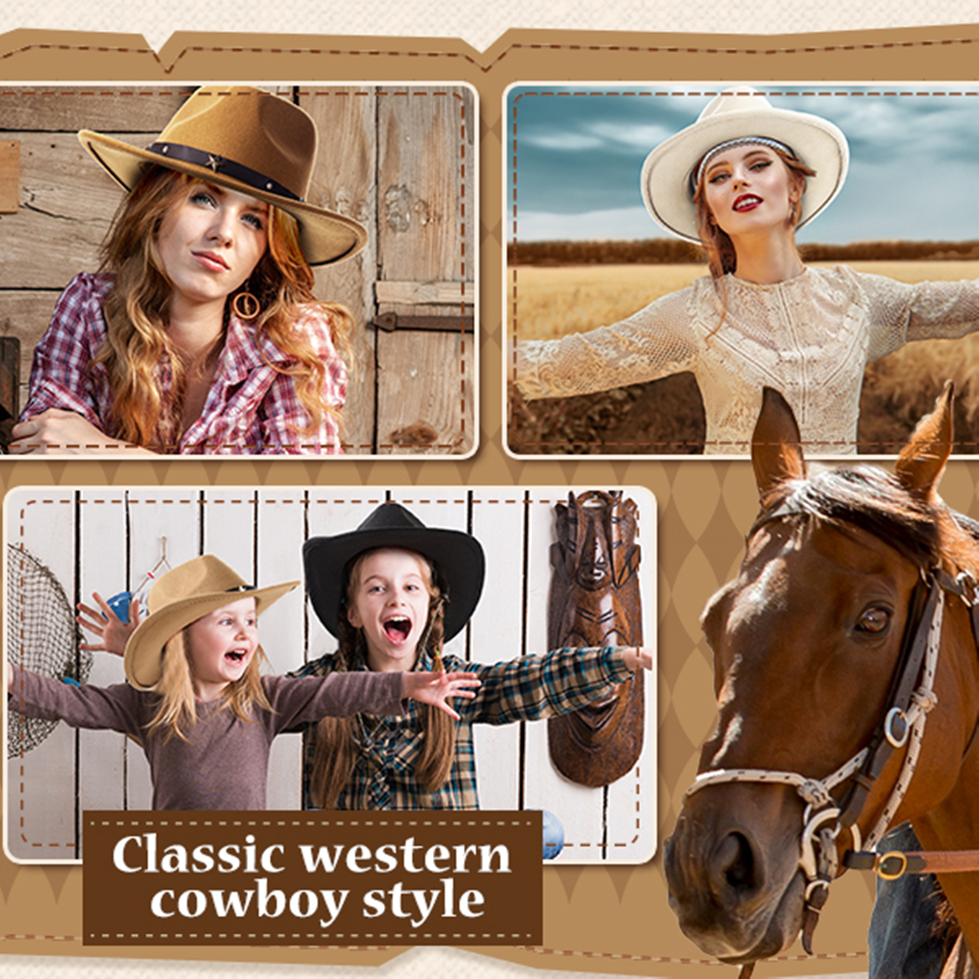 Classic Western Cowboy Hat 4
