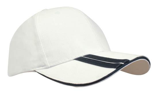Brushed heavy cotton with double strip on the visor 4