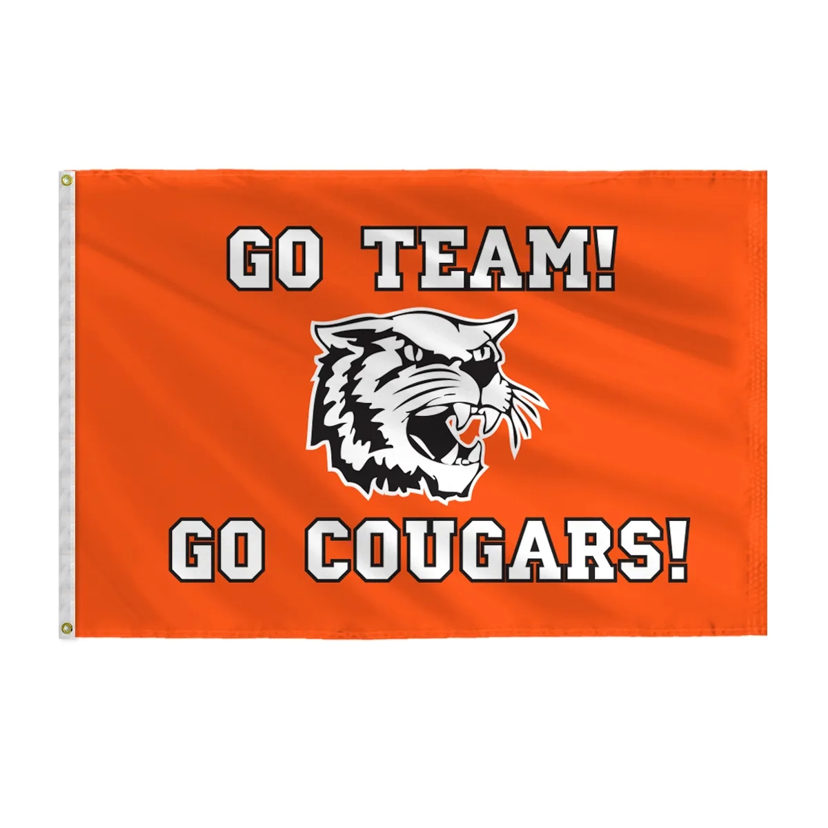 Cougar Mascot Flags 3