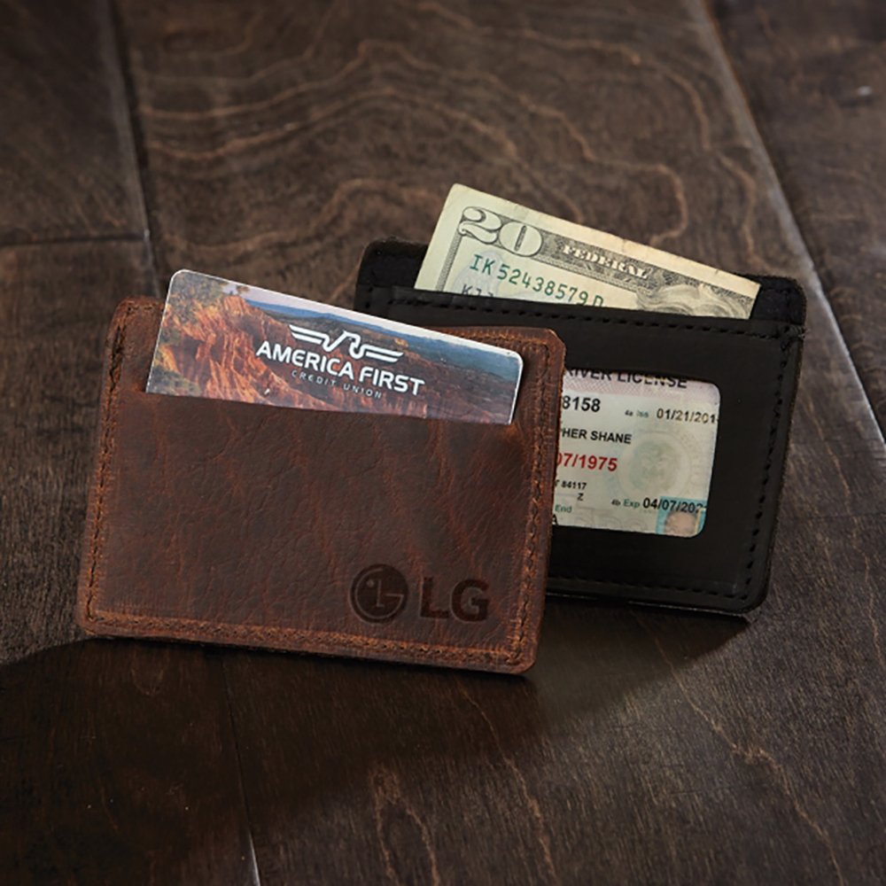 Leather Single-Pocket Wallet 2