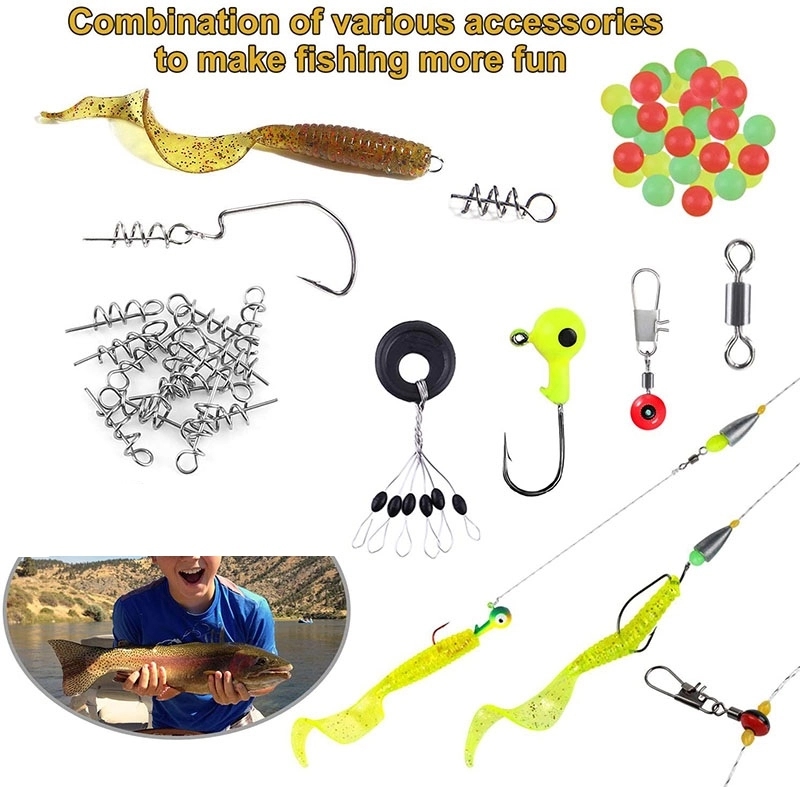 188Pcs Fishing Accessories Kit 3