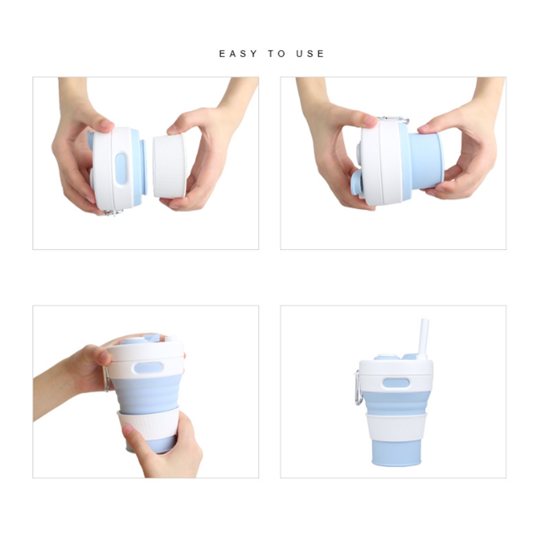 Foldable Silicone Coffee Cup 7