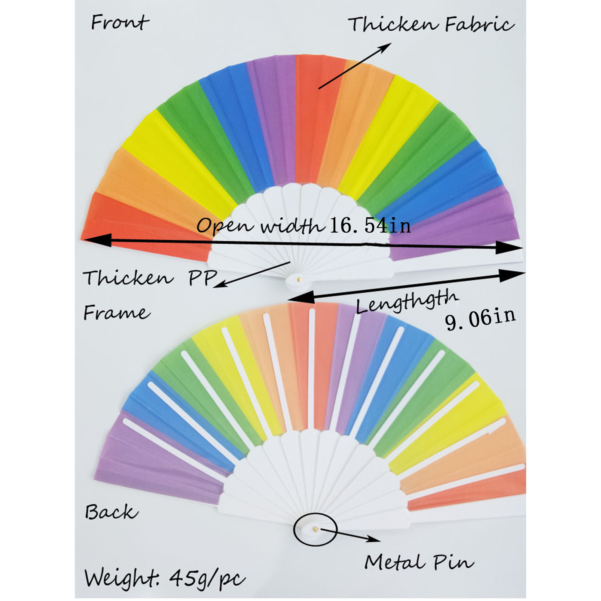 Custom Rainbow Fan 4